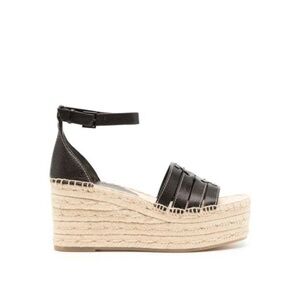 NIB Tory Burch Ines Cage Wedge Espadrilles